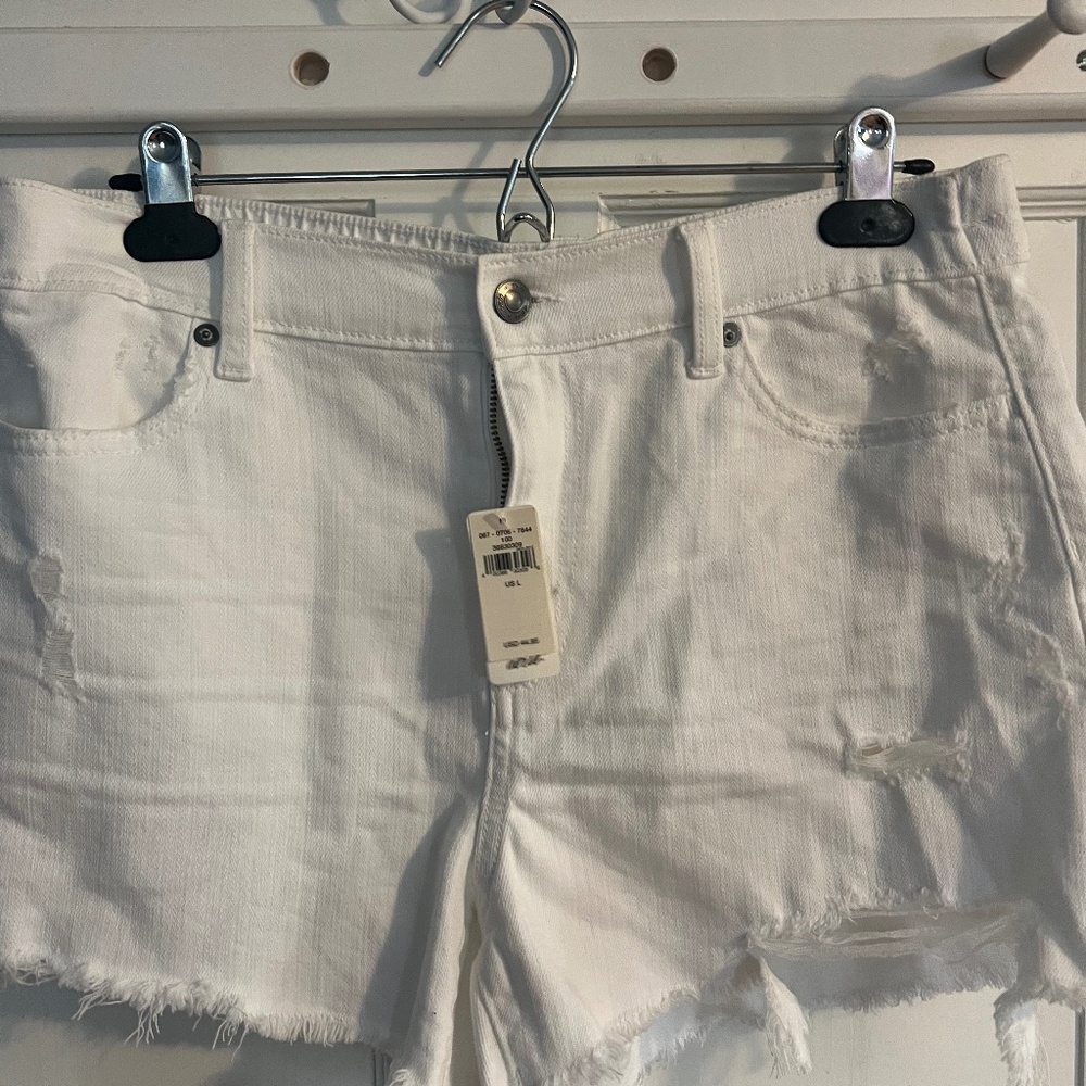 Aerie Shorts Aerie Daydream Denim Shorts in White
